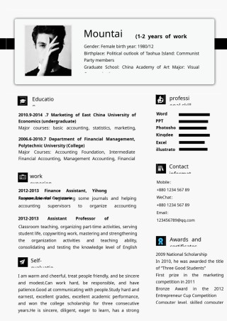 英文简历模板 (3).doc