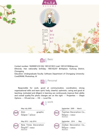 英文简历模板 (5).docx