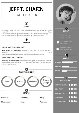 英文简历模板双页 (14).docx