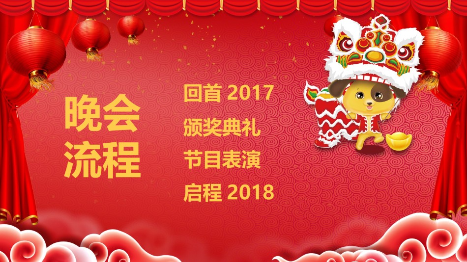 12-狗年大吉新年喜庆PPT模板.pptx_第3页