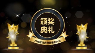 13-震撼企业年会暨颁奖典礼ppt模板.pptx