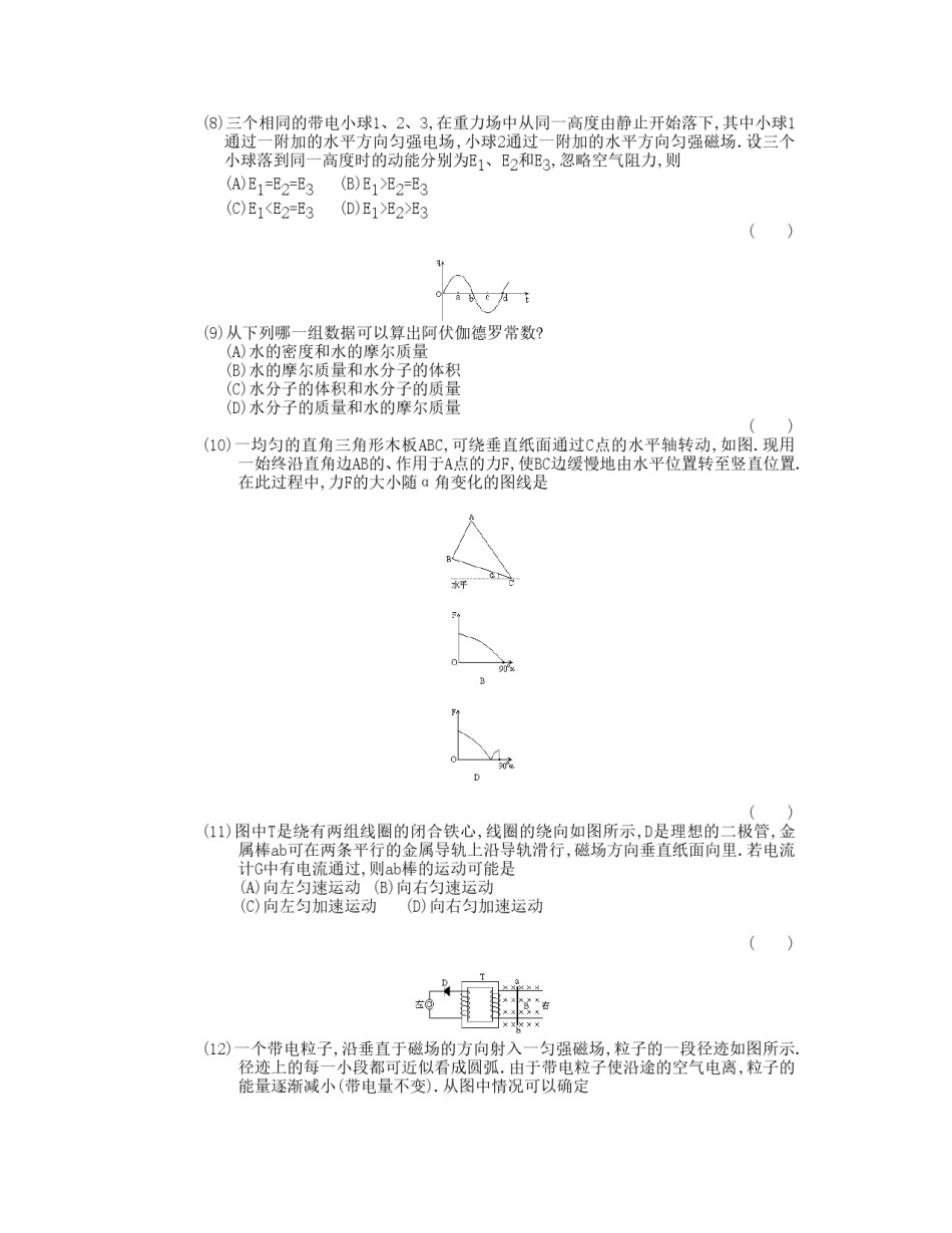 1990年江苏高考物理真题及答案.doc_第2页