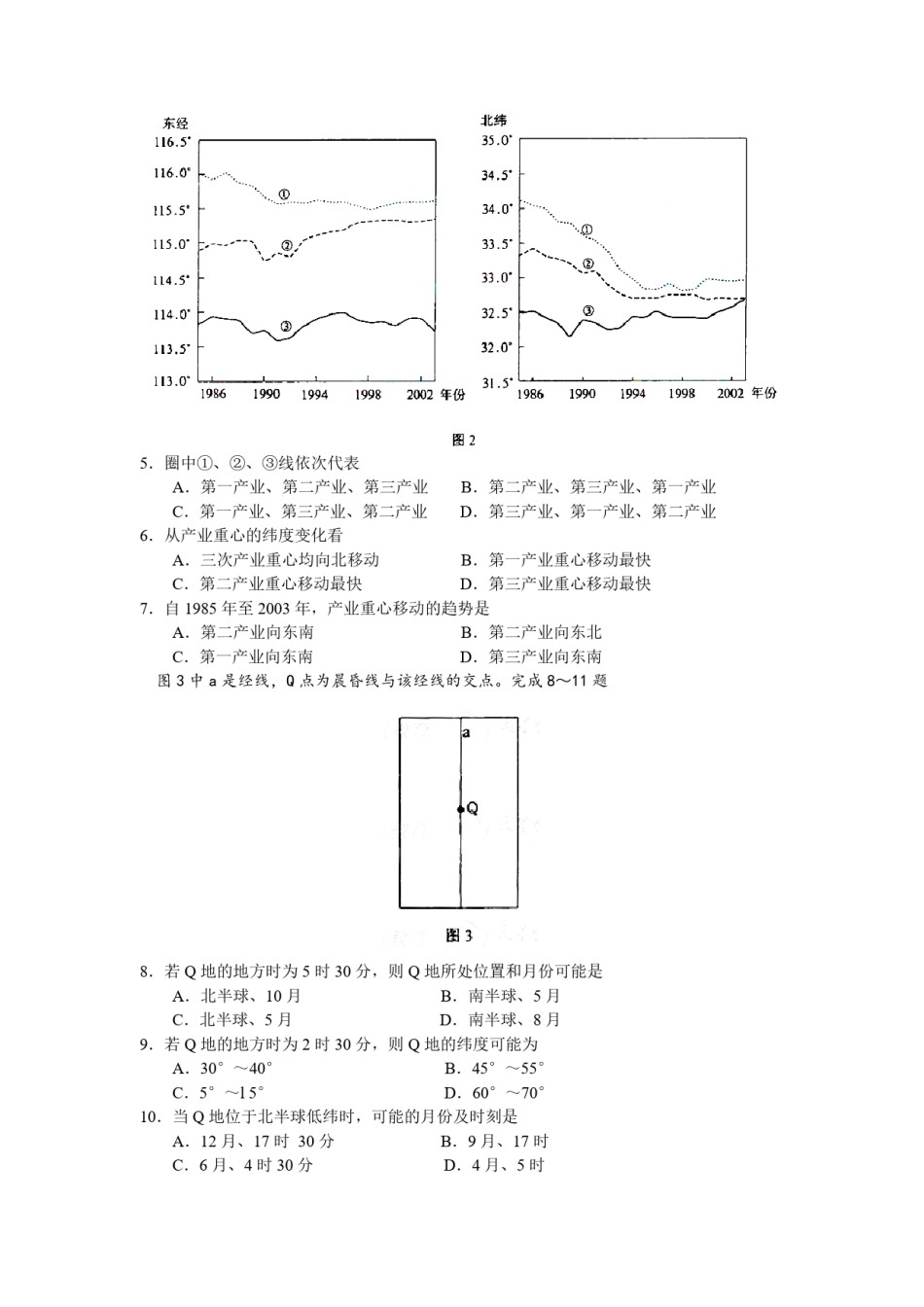 2008年浙江省高考地理（含解析版）.pdf_第2页
