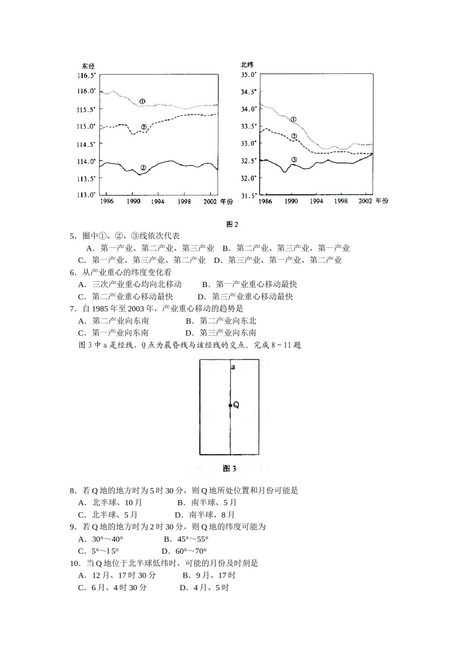 2008年浙江省高考地理（含解析版）.doc_第2页