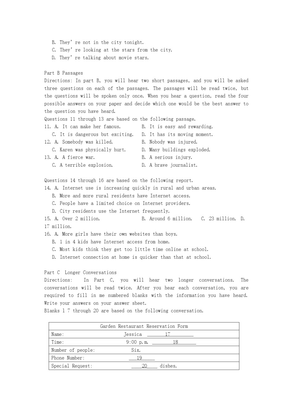 2007年上海高考英语真题及答案.doc_第2页