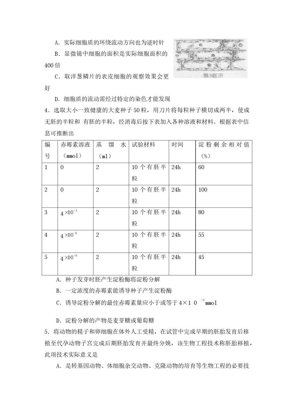2008年安徽高考生物真题及答案.docx_第2页