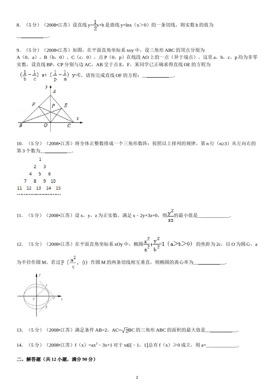 2008年江苏高考数学试题及答案.doc_第2页