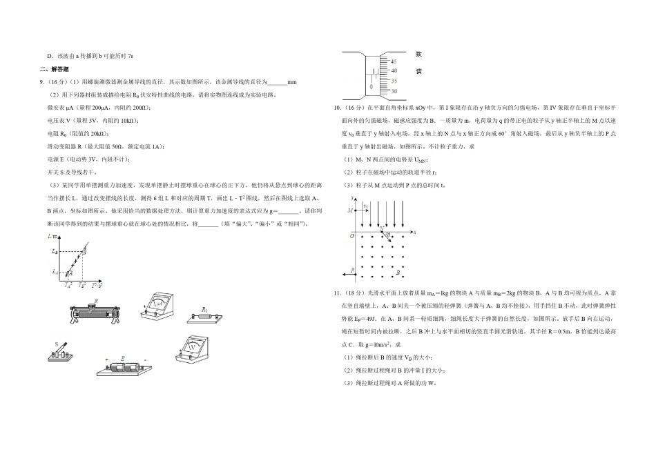 2008年天津市高考物理试卷   .pdf_第2页