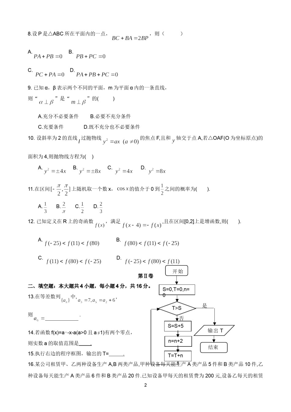 2009年高考真题数学【文】(山东卷)（含解析版）.doc_第2页