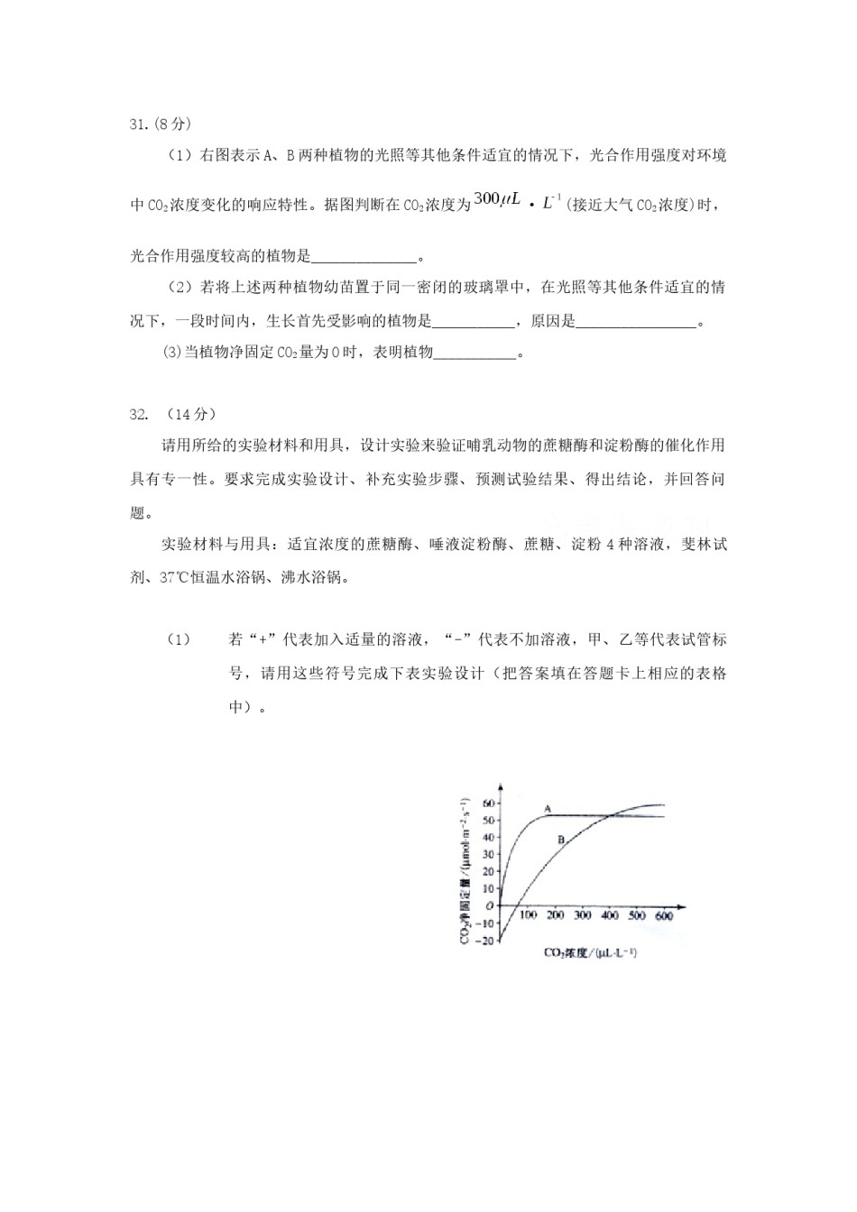 2009年贵州省高考生物试卷及答案.docx_第2页
