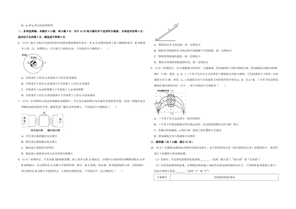2010年江苏省高考物理试卷   .pdf_第2页
