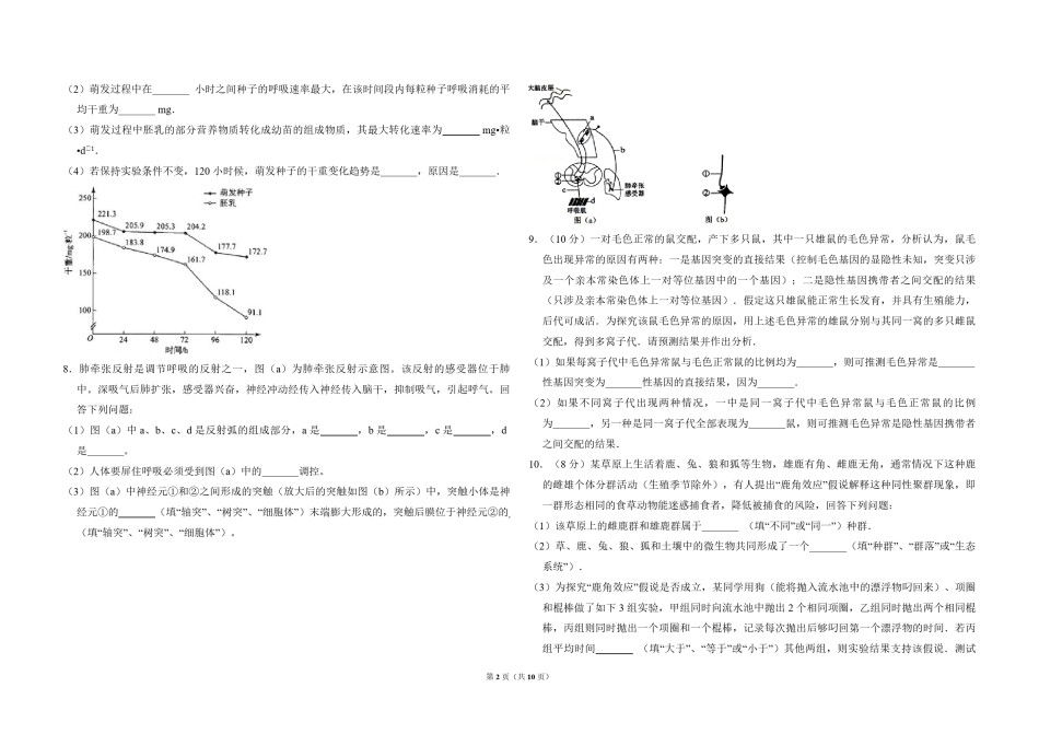 2012年全国统一高考生物试卷（新课标）（含解析版）.pdf_第2页