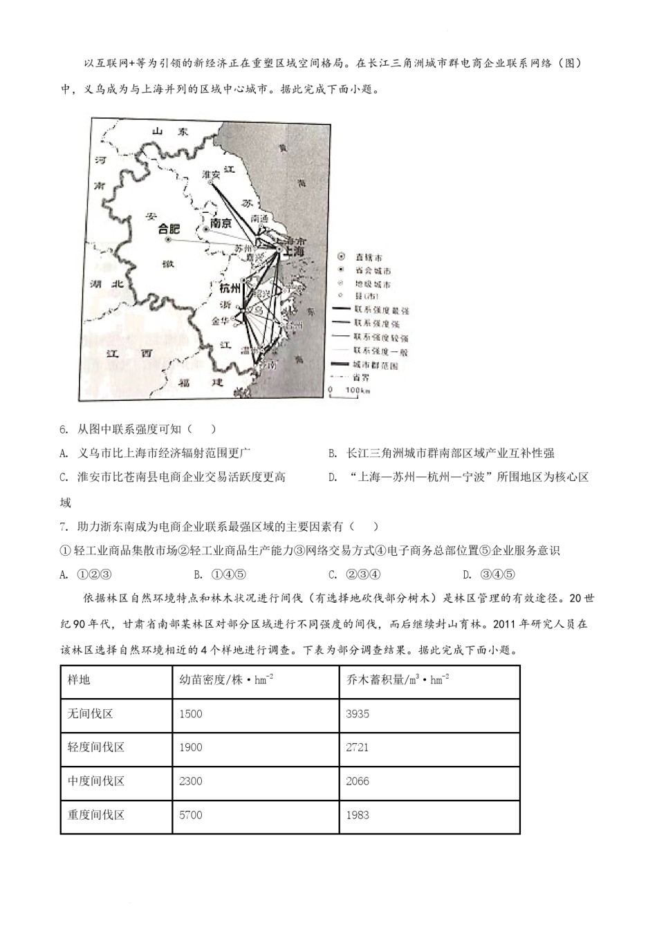 精品解析：2021年新高考辽宁地理高考真题（原卷版）.docx_第2页
