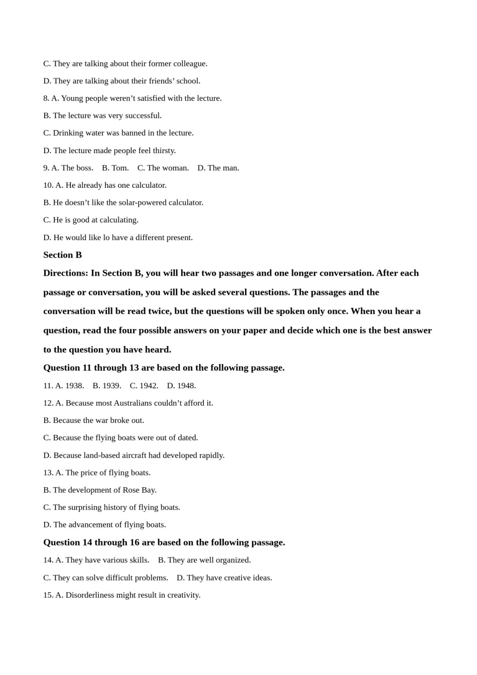 精品解析：2019年上海市春季高考英语试题（解析版）.doc_第2页