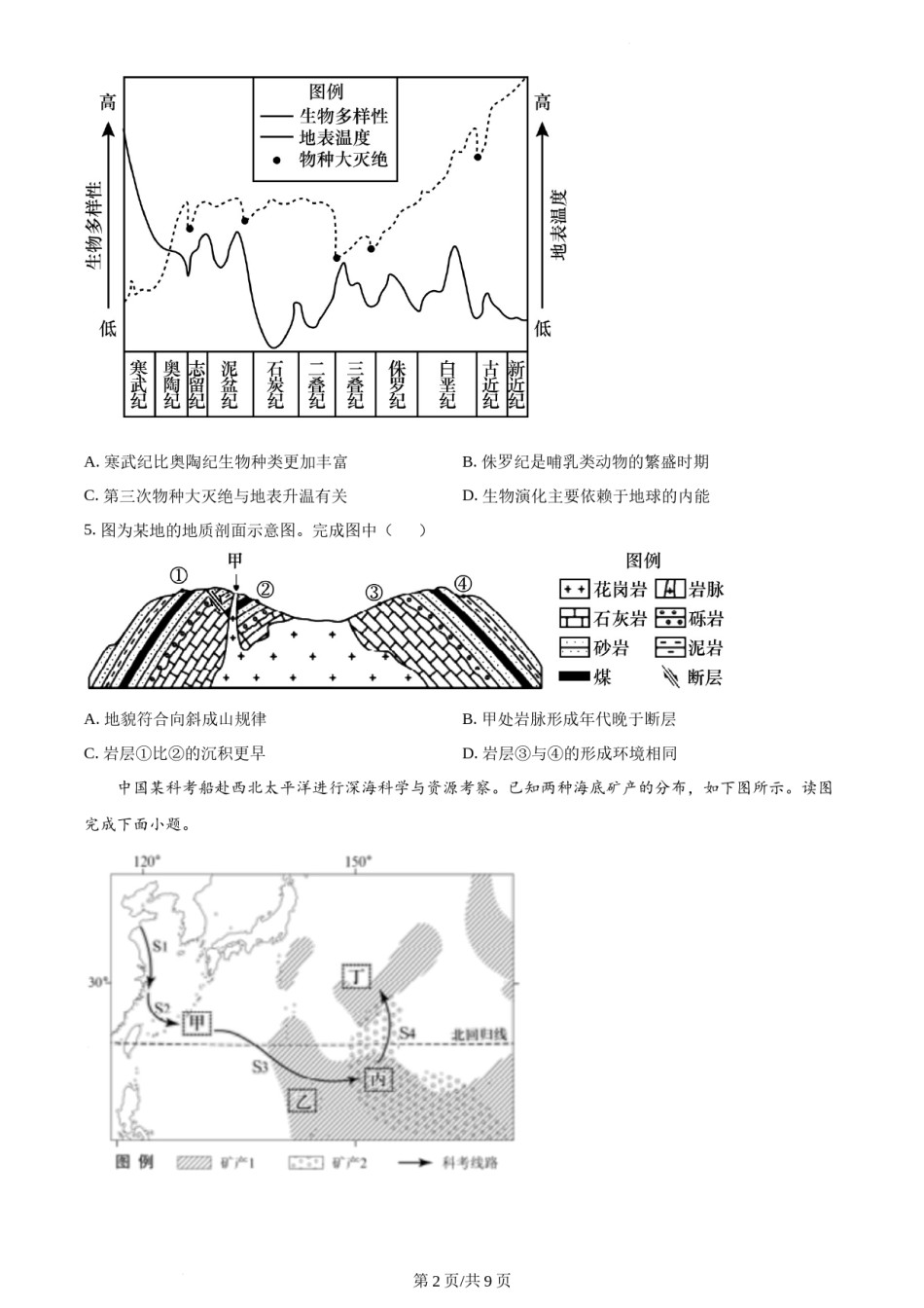 精品解析：2022年北京市普通高中学业水平等级性考试地理试题（原卷版）.docx_第2页
