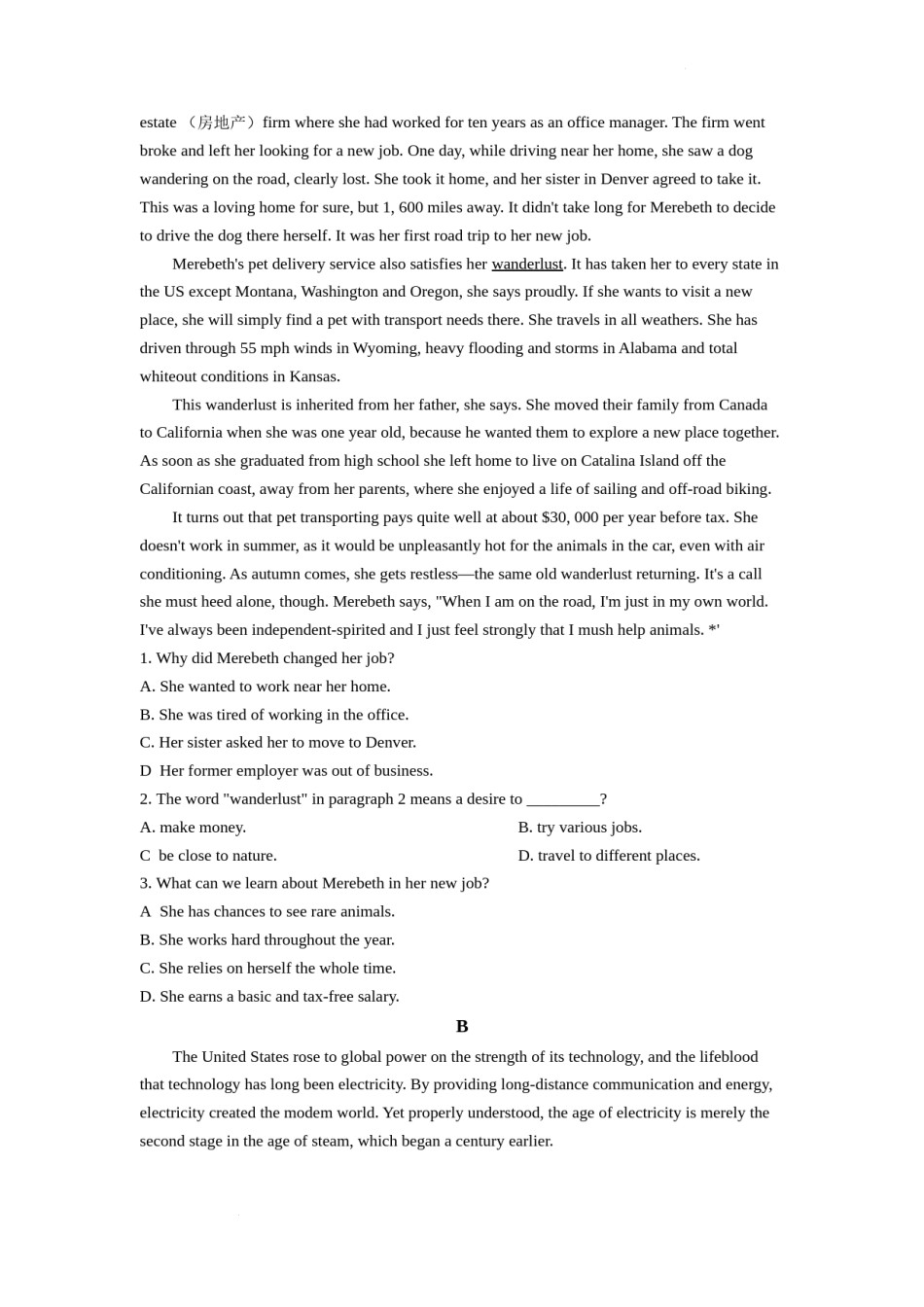 精品解析：2022年1月普通高等学校招生全国统一考试（浙江卷)英语试题 （原卷版）.docx_第3页