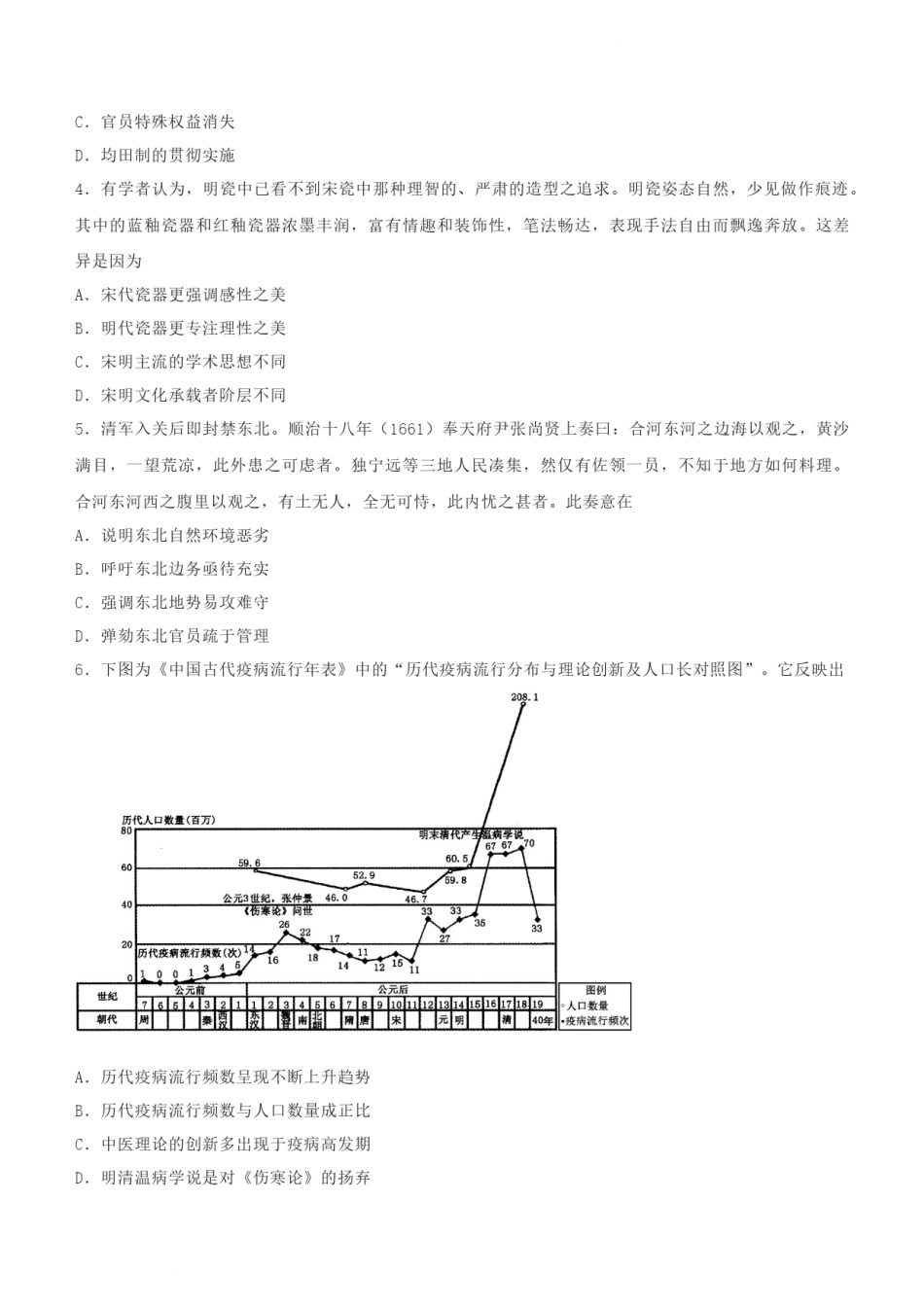 2021年新高考重庆历史高考真题文档版（原卷）.docx_第2页
