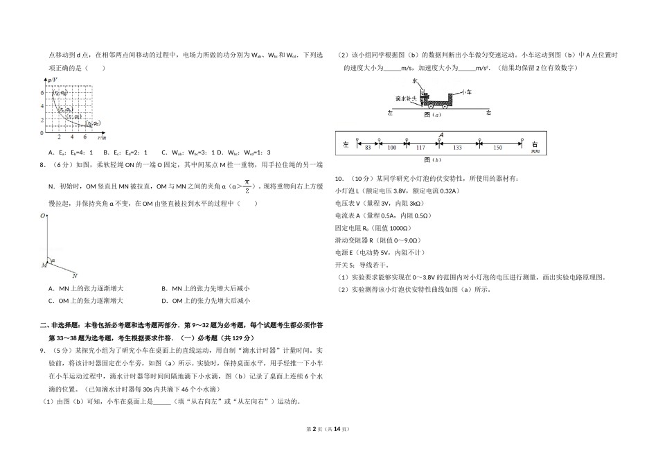 2017年高考真题 物理（山东卷)（含解析版）.doc_第2页