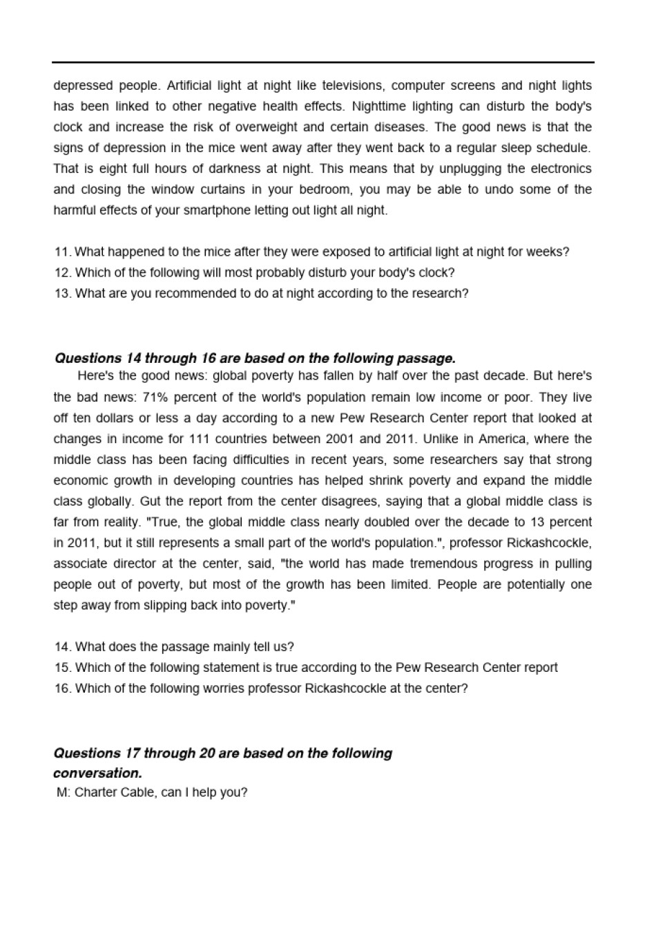 2018年上海春考英语听力文本.pdf_第3页