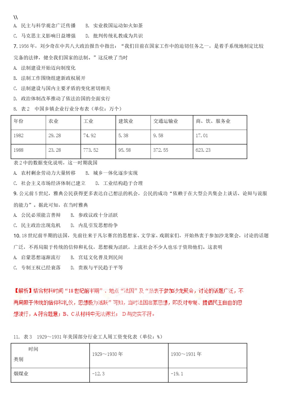 2018高考贵州卷文综历史试题及答案.doc_第3页