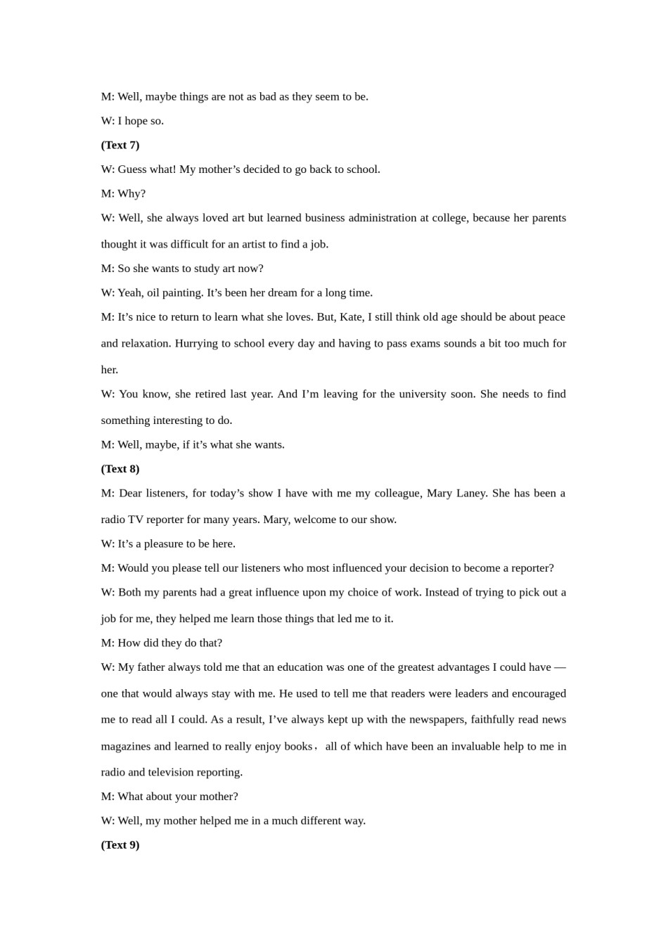 2019年普通高等学校招生全国统一考试听力原文.docx_第2页