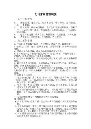 公司常规管理制度.doc