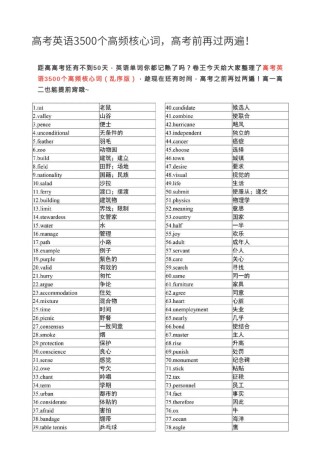 高考英语3500词（乱序版），提前背起来！-2-已压缩.pdf