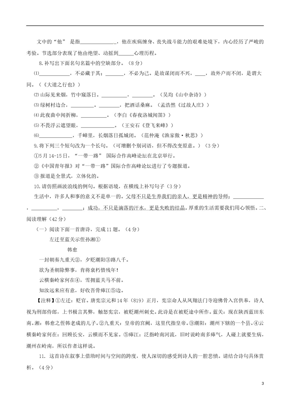 山东省临沂市2017年中考语文真题试题（含答案）.doc_第3页