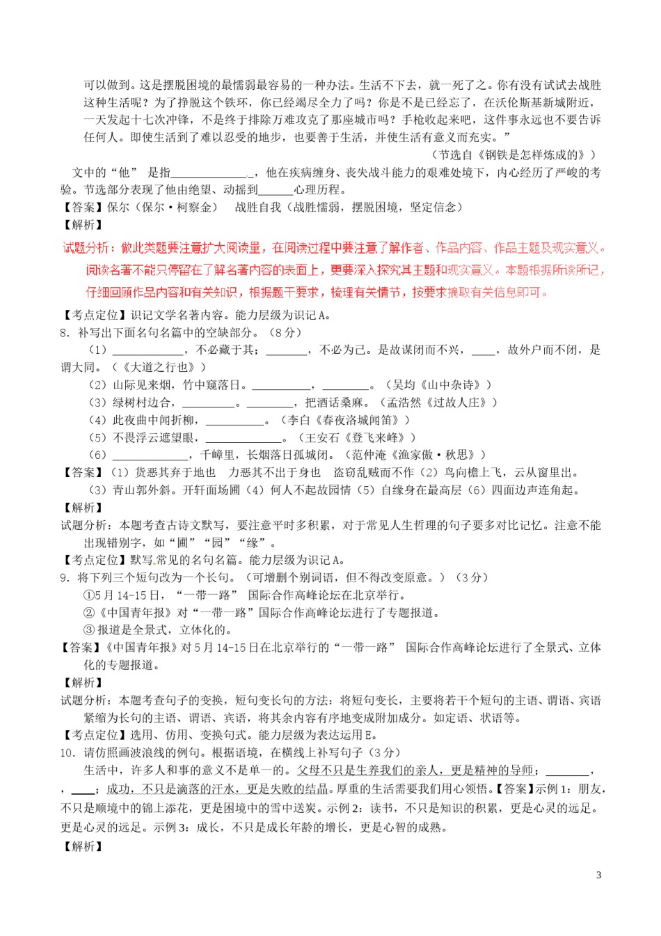 山东省临沂市2017年中考语文真题试题（含解析）.doc_第3页