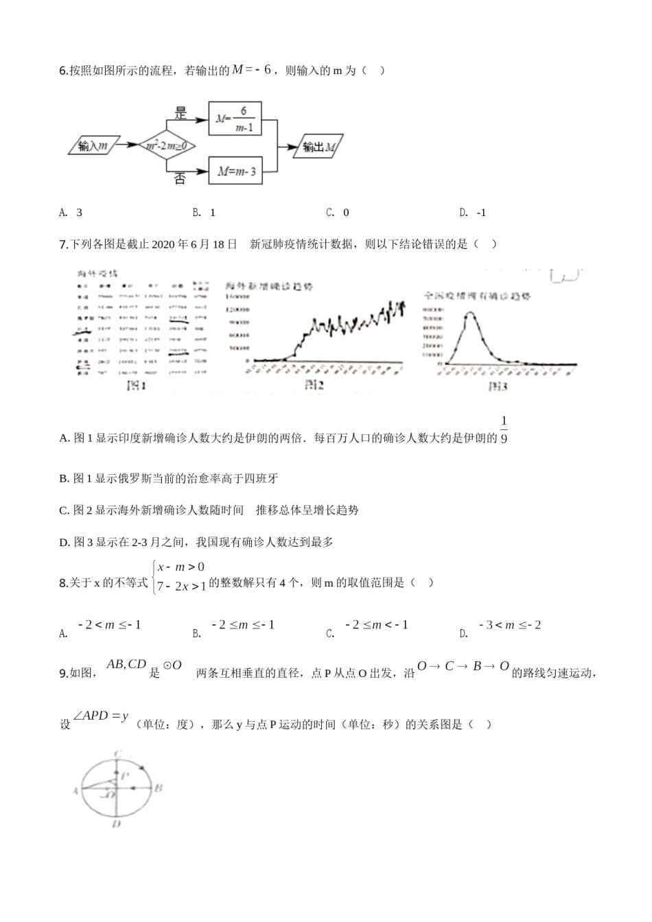 精品解析：四川省广元市2020年中考数学真题（原卷版）.doc_第2页