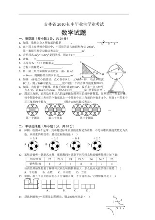 2010年吉林省中考数学试题及答案.doc