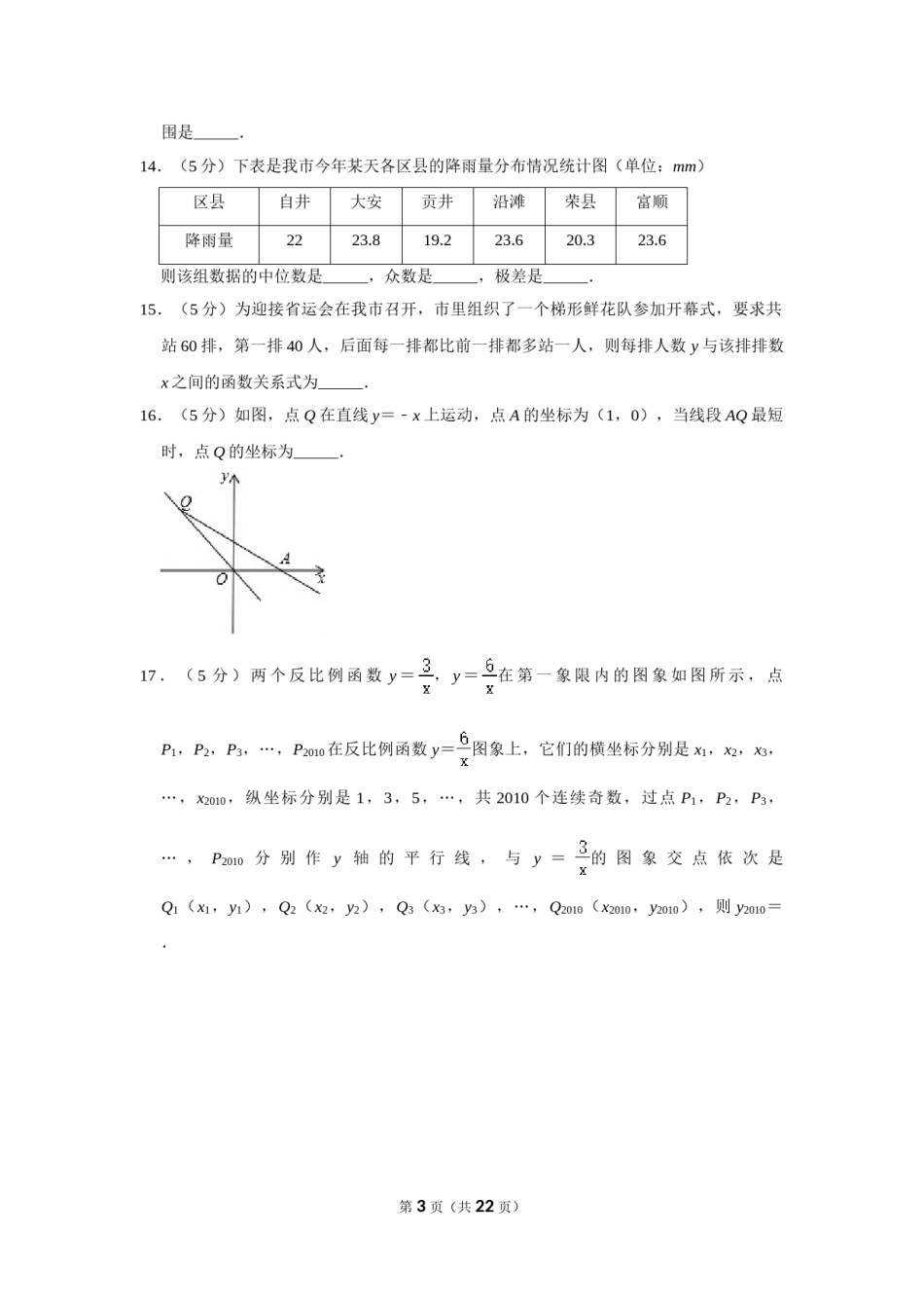 2010年四川省自贡市中考数学试卷.doc_第3页