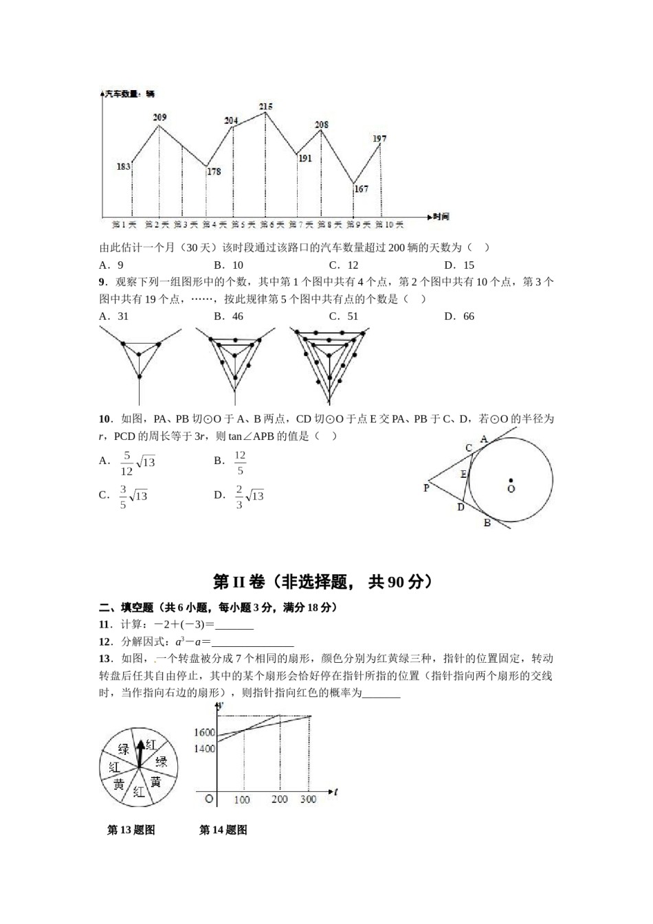 2014年武汉市中考数学试题及答案.doc_第2页