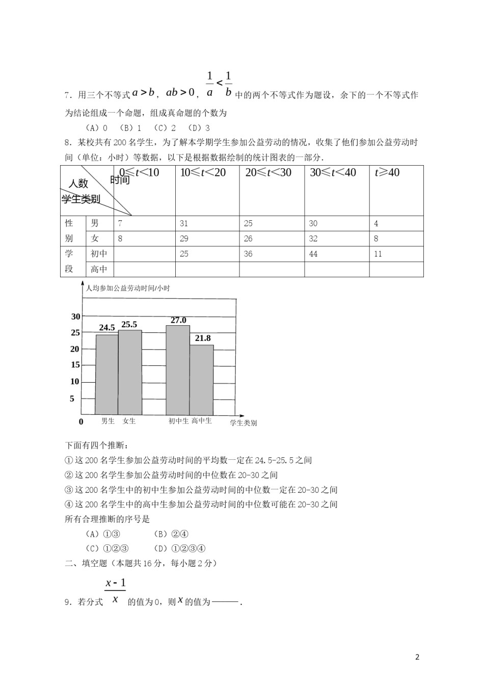 北京市2019年中考数学真题试题.docx_第2页