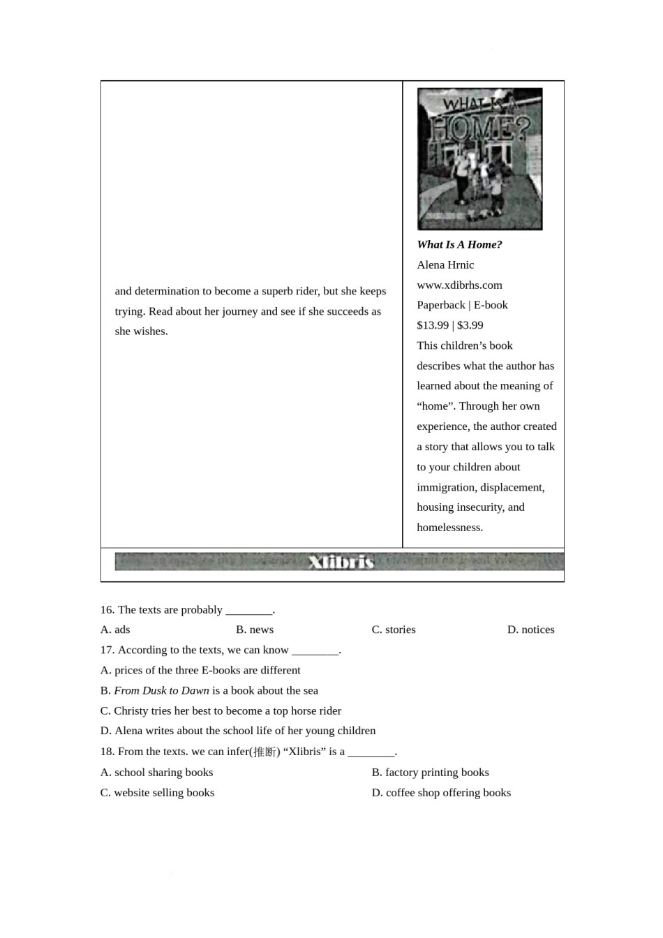 精品解析：2022年浙江省丽水市中考英语真题（原卷版）.docx_第3页