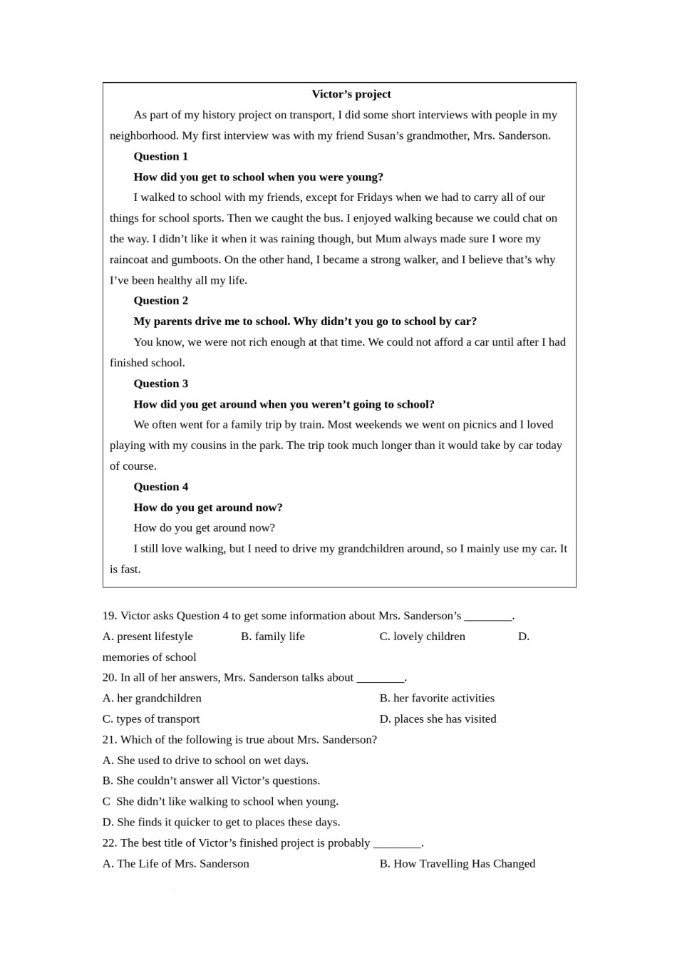 精品解析：2022年浙江省宁波市中考英语真题（原卷版）.docx_第3页