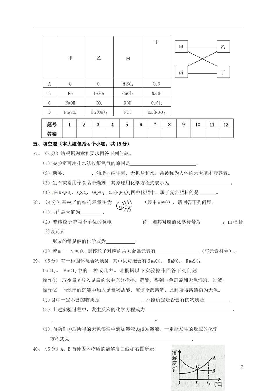 湖北省荆州市2015年中考化学真题试题（含答案）.doc_第1页