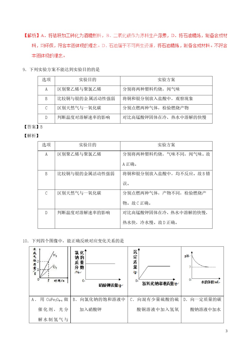 江苏省淮安市2017年中考化学真题试题（含解析）.DOC_第3页