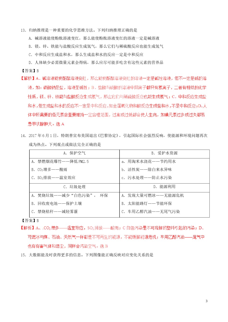 湖北省随州市2017年中考化学真题试题（含解析）.DOC_第3页