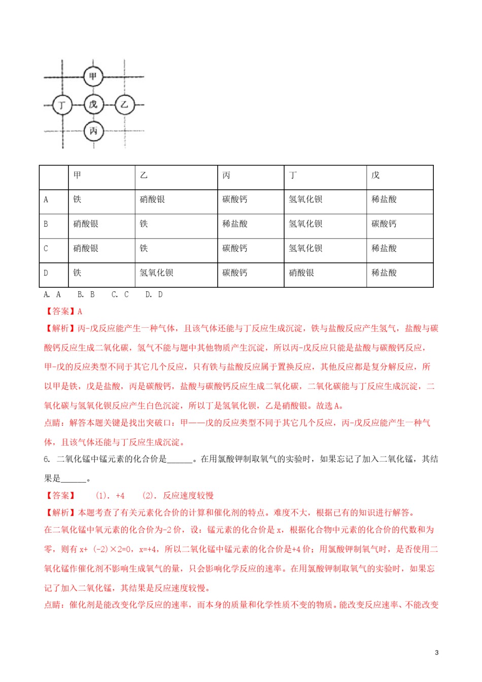 浙江省绍兴市2018年中考化学真题试题（含解析）.doc_第3页