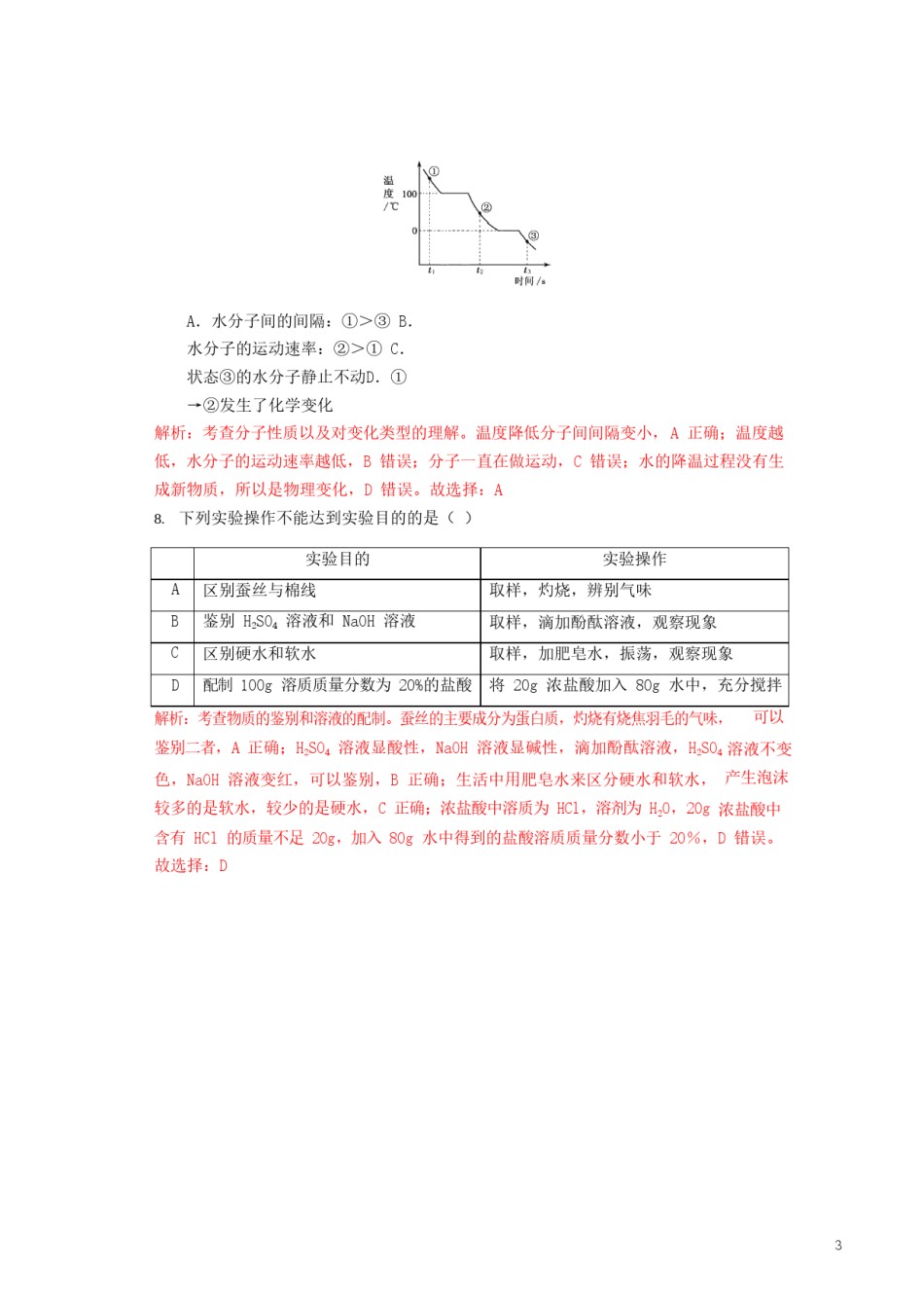 福建省2019年中考化学真题试题（含解析）.doc_第3页