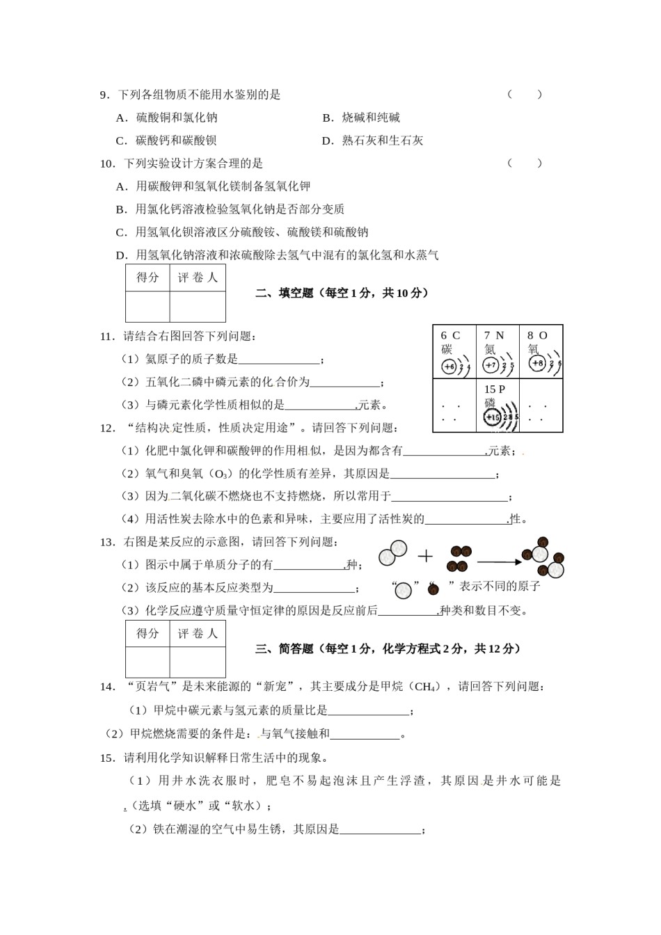 2013年吉林省中考化学试题及答案.doc_第2页