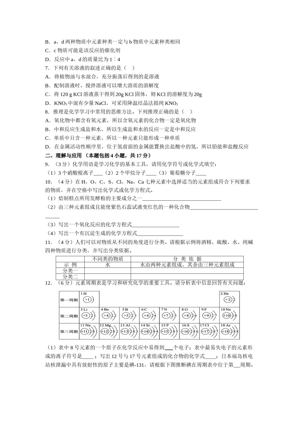 2011年菏泽市中考化学试题及答案.doc_第2页
