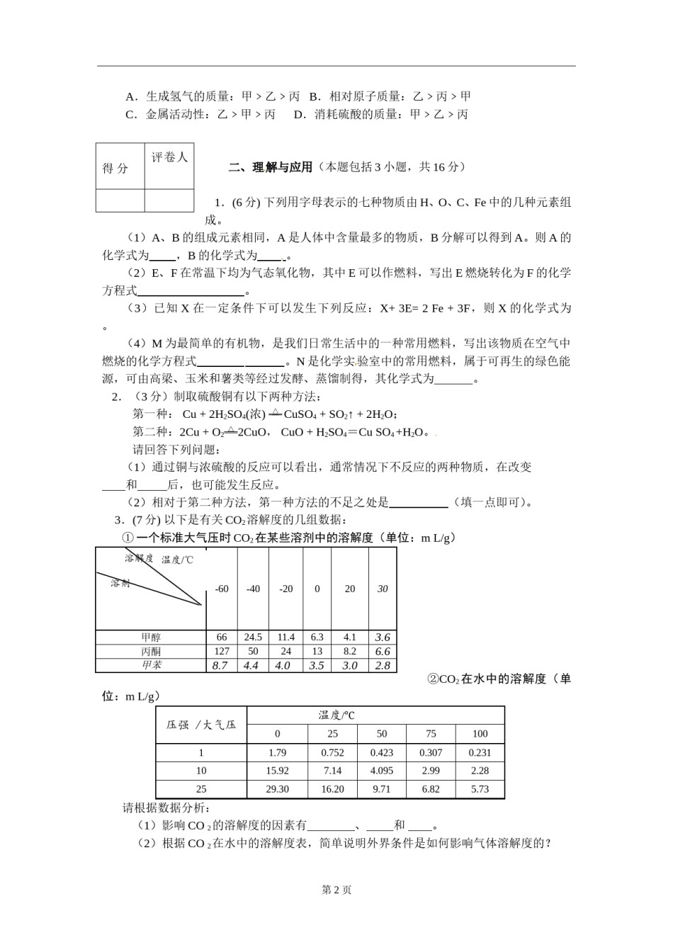 2012年德州市中考化学试卷及答案.doc_第2页