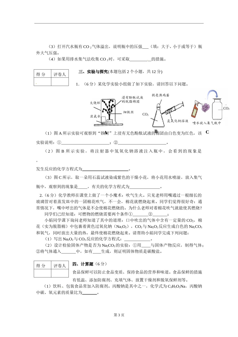 2012年德州市中考化学试卷及答案.doc_第3页