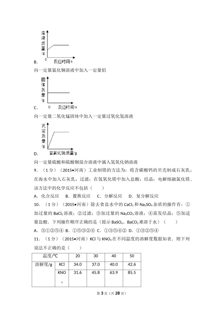 2015年河南省中考化学试卷及答案.doc_第3页