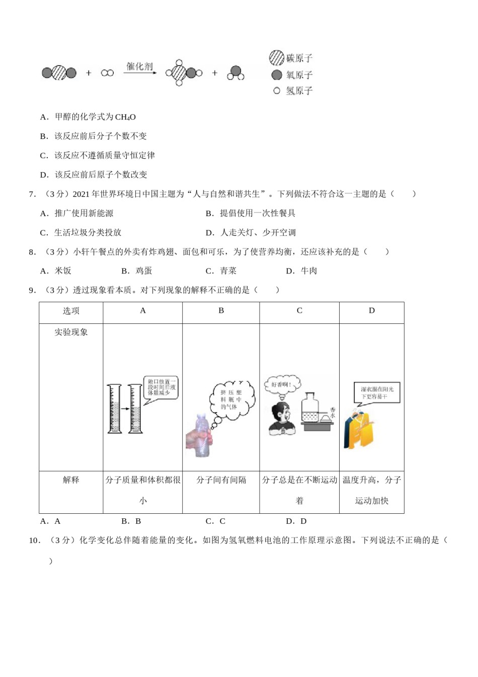 2021年海南中考化学试题及答案.docx_第2页