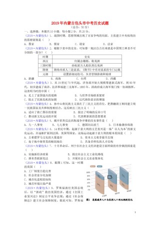 内蒙古包头市2019年中考历史真题试题.doc