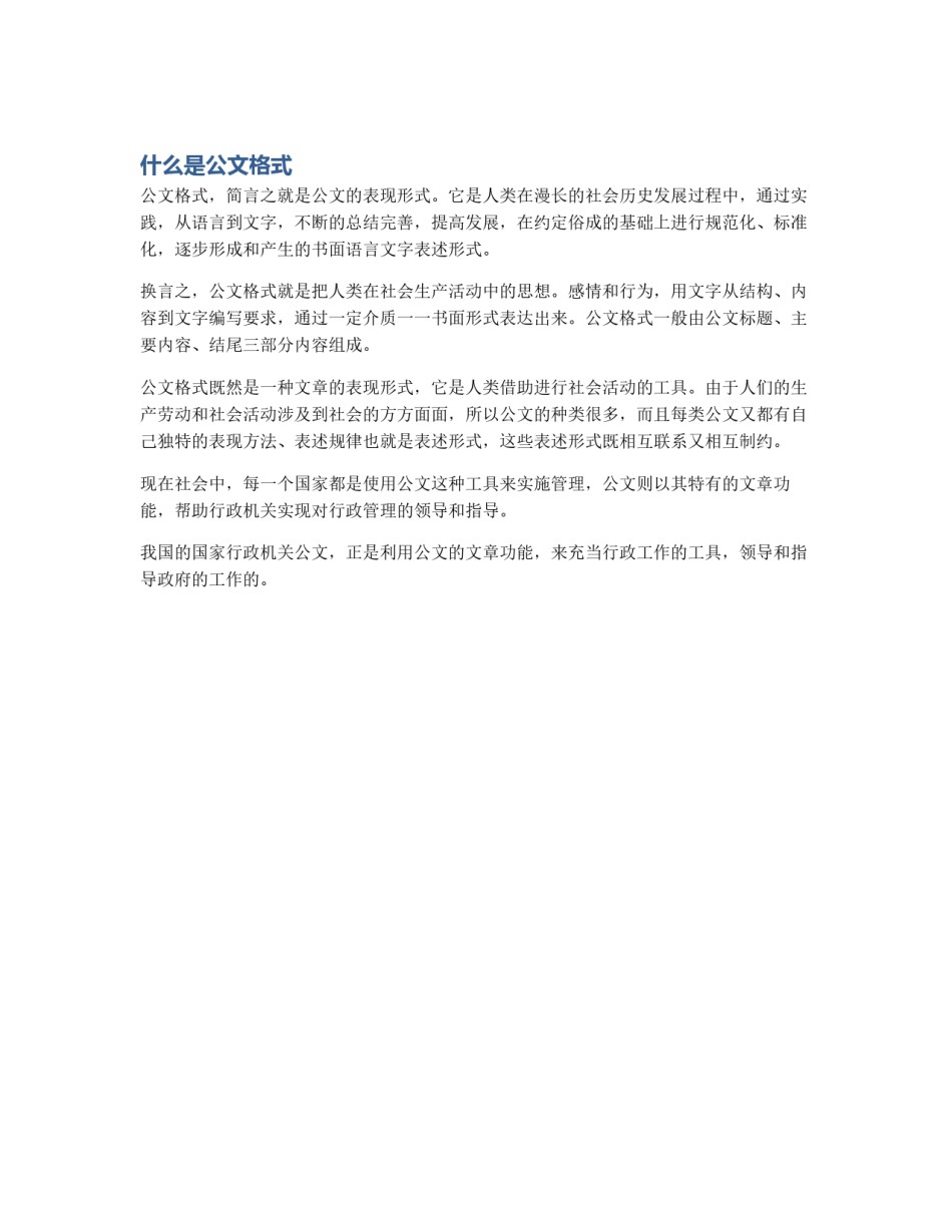 什么是公文格式_第1页