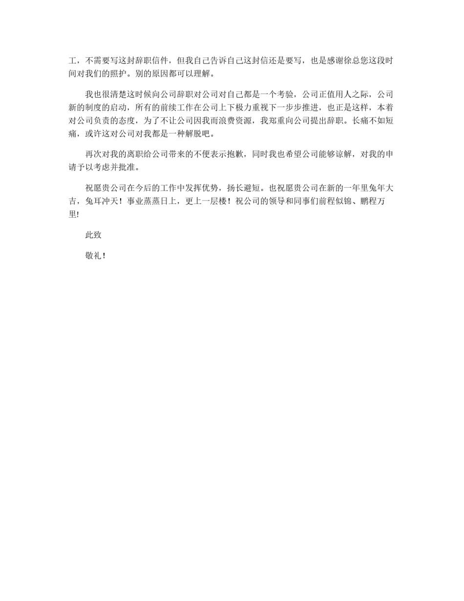 辞职申请报告_第2页